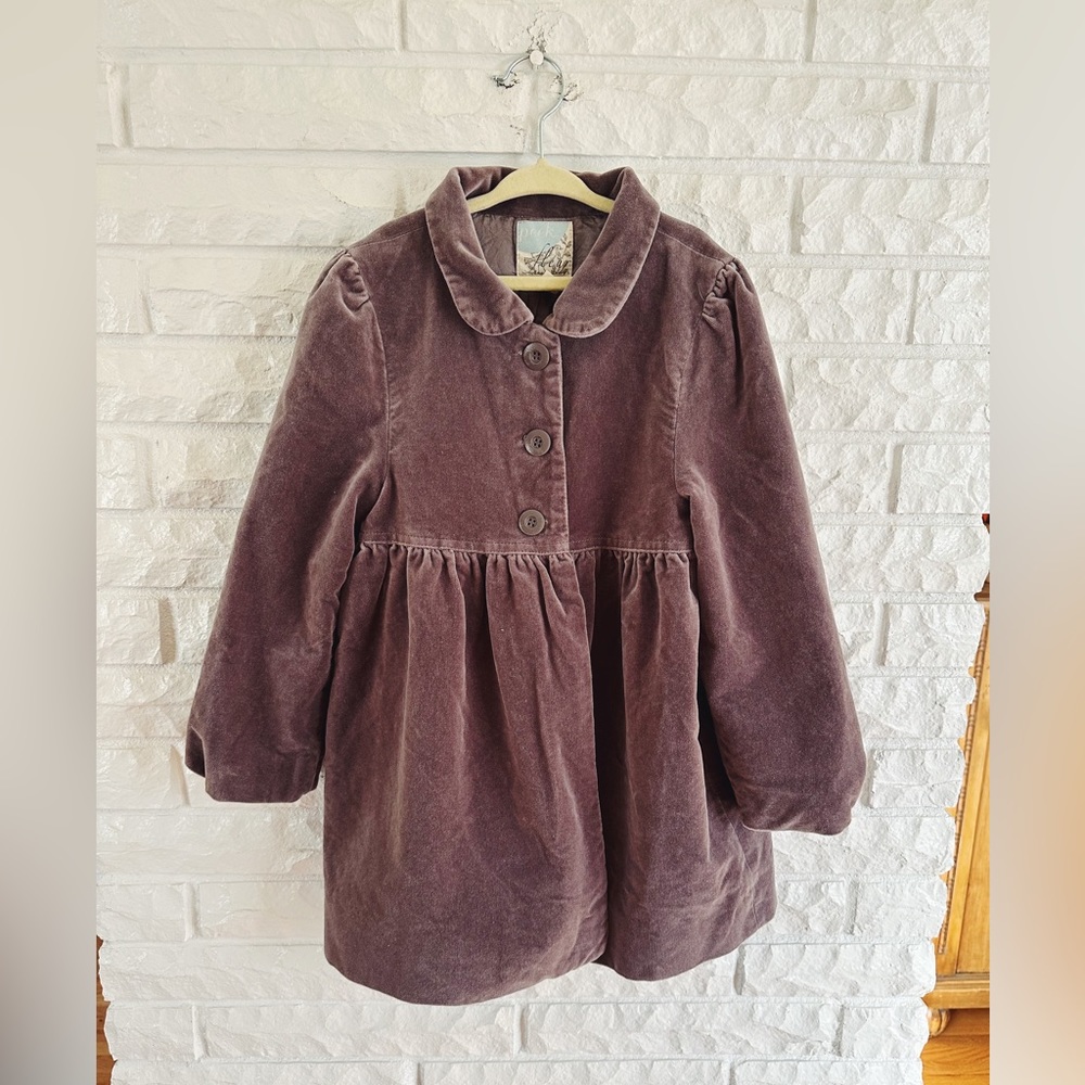 Peek Brown Velvet Lined Jacket